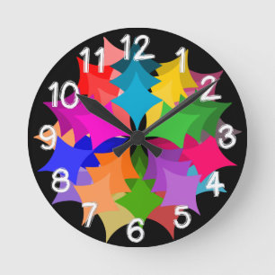 Horloge Ronde Star Wreath