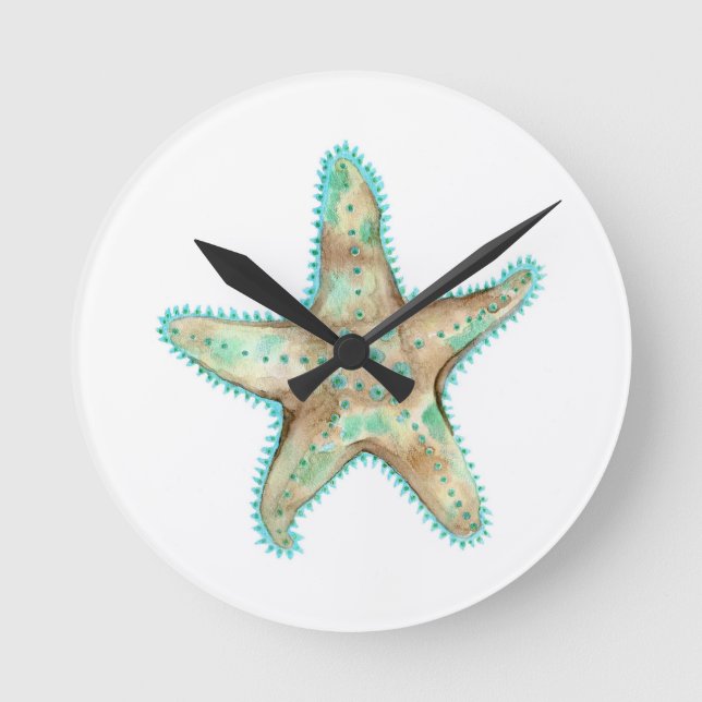 Horloge Ronde Starfish Acrylic Wall Clock (Recto)
