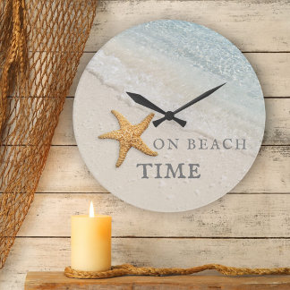 Horloge Ronde Starfish Waves Beach House