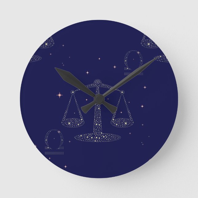 Horloge Ronde stars libra (Recto)
