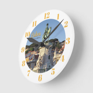 Horloge Ronde Statue équestre du roi José I, Lisbonne
