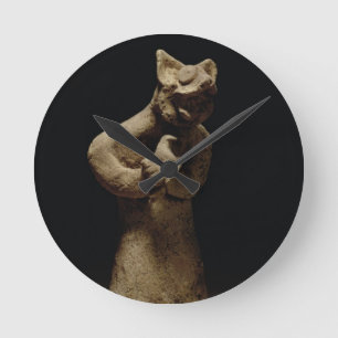 Horloge Ronde Statuette d'un démon Lion-Dirigé, Mésopotamie, 