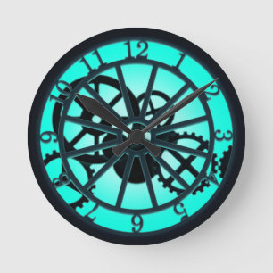 Horloge Ronde Steampunk Gothic
