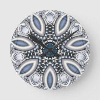 Horloge Ronde Steampunk Topaz Kaleidoscope