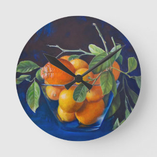 Horloge Ronde Still Life with Lemons and Orange Branch