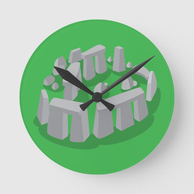 Horloge Ronde Stonehenge d'Angleterre (Recto)