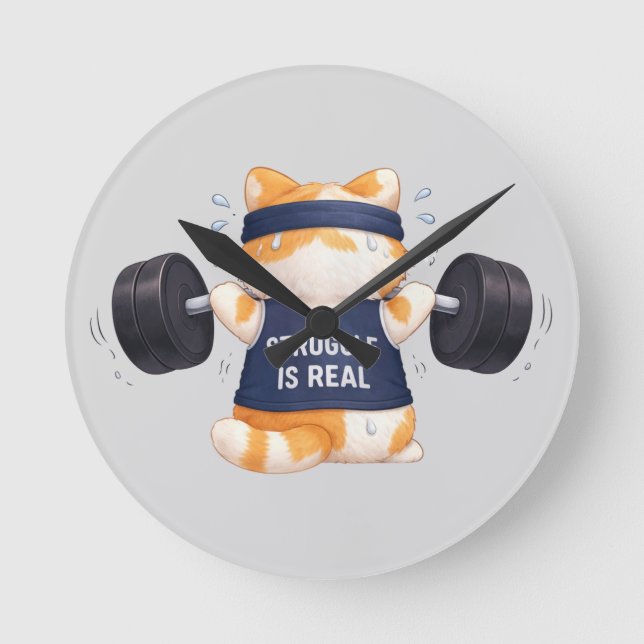 Horloge Ronde Struggle is Real (Recto)