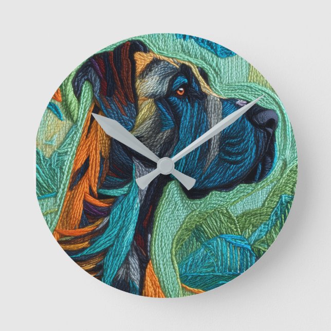 Horloge Ronde Stunning Great dane  (Recto)
