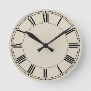 Horloge Ronde Style 02 de dispositif trembleur - Antiqued