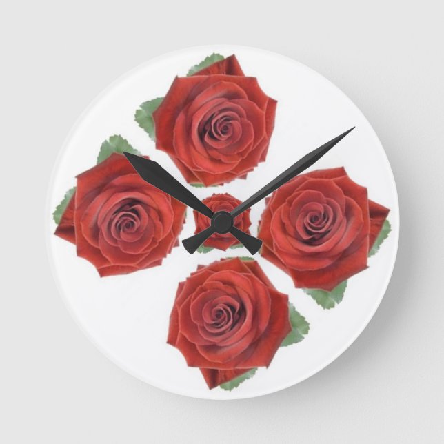 Horloge Ronde Styles classiques Florals (Recto)