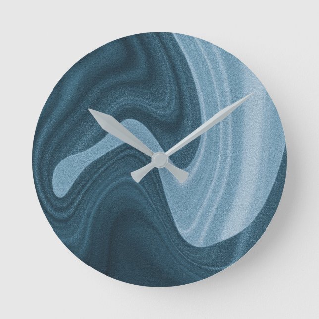 Horloge Ronde Stylish Marble (Recto)