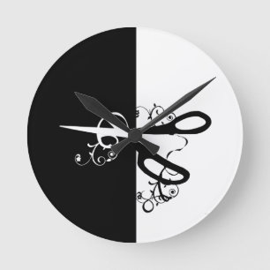 Horloge Ronde Styliste de cheveux Salon Hairstyliste    Craft Sc