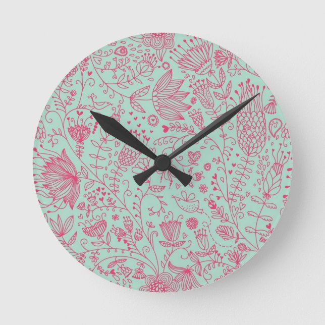 Horloge Ronde Summer cute (Recto)