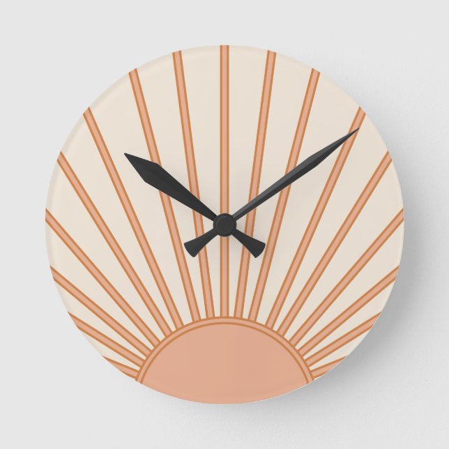 Horloge Ronde Sun Sunrise Earth (Recto)