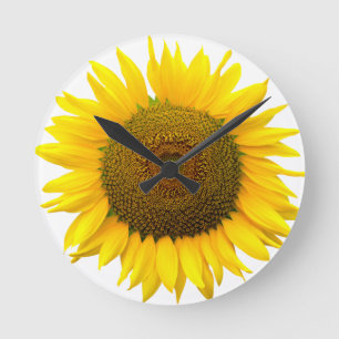 Horloge Ronde Sunflower