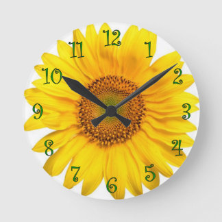 Horloge Ronde Sunflower clock