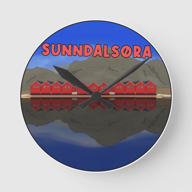 Horloge Ronde Sunndalsøra Norvège (Recto)