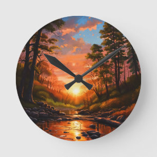 Horloge Ronde Sunrise Bank Creek