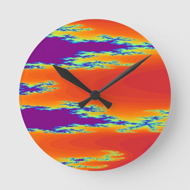 Horloge Ronde Sunrise Wall (Recto)