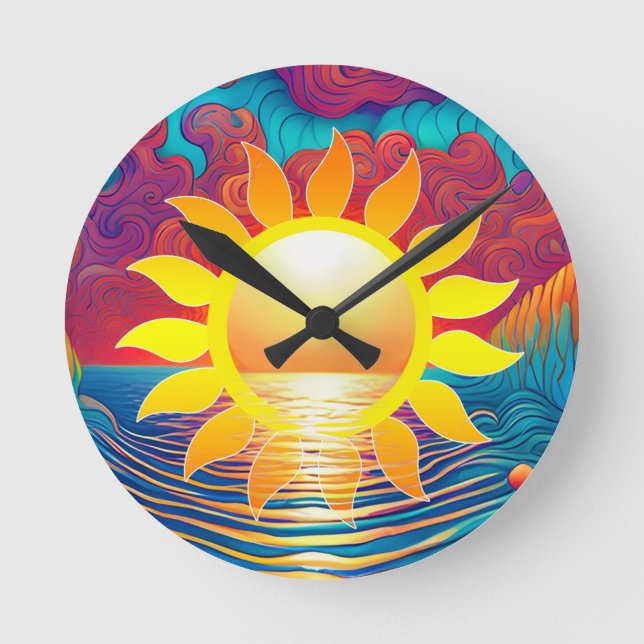 Horloge Ronde Sunshine Dream (Recto)