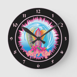 Horloge Ronde Surf's up