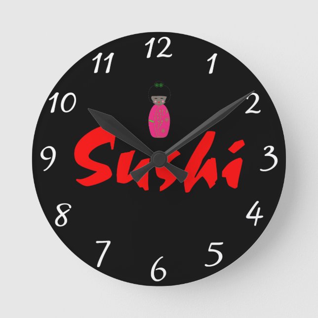 Horloge Ronde Sushi (Recto)