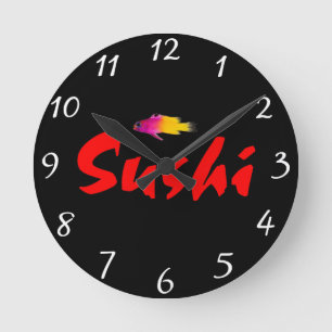 Horloge Ronde Sushi