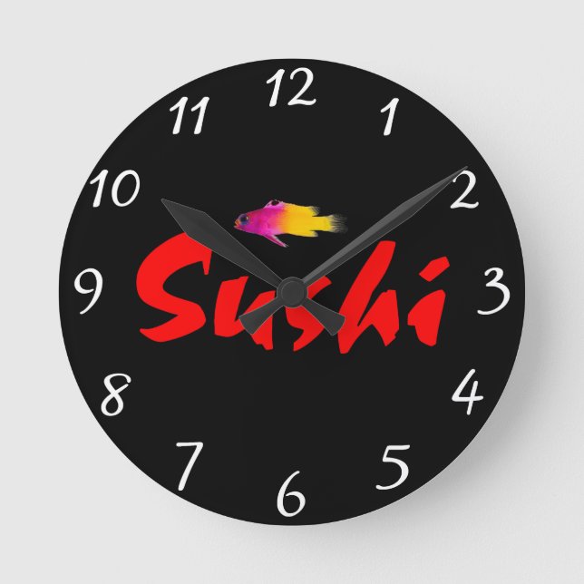 Horloge Ronde Sushi (Recto)