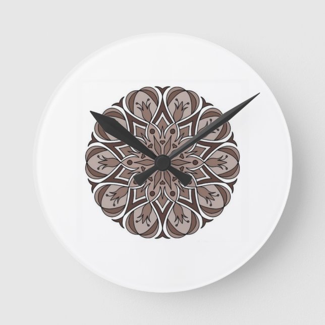 Horloge Ronde SWERVE acrylic wall clock  (Recto)