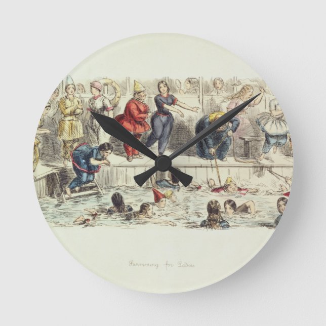 Horloge Ronde Swimming for Ladys, 1844 (Recto)