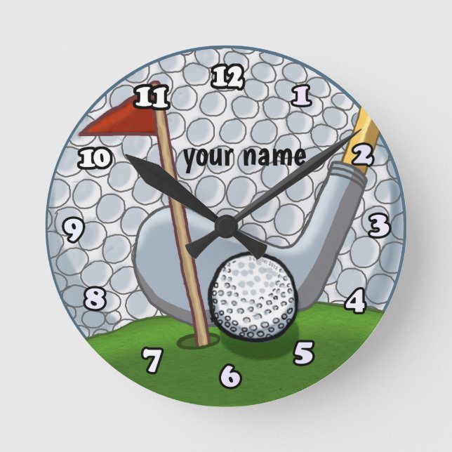 Horloge Ronde Swing de golf  (Recto)