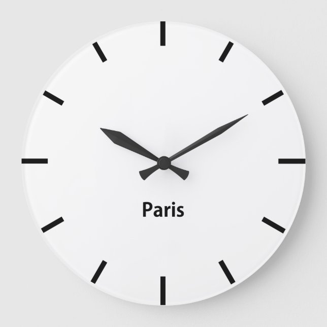 Horloge Ronde Sydney Ville Heure Zone Salle de presse Mur Grande (Recto)