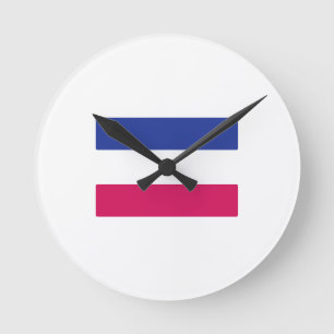 HORLOGE RONDE SYMBOLE ANDROGYNOUS
