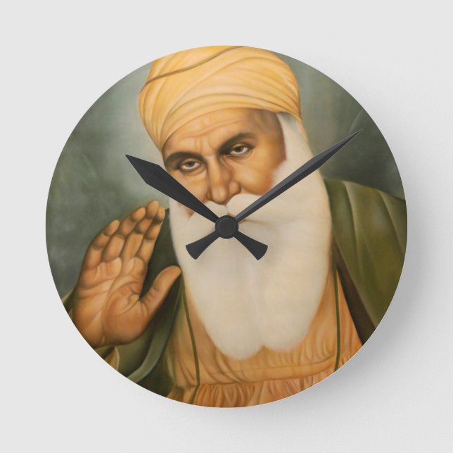 Horloge Ronde Symbole/Art sikh (Recto)