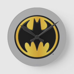 Horloge Ronde Symbole Batman   Logo rond classique