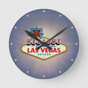 Horloge Ronde SYMBOLE DE Las Vegas