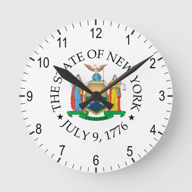 Horloge Ronde Symbole de New York (Recto)