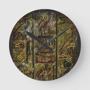 Horloge Ronde Symbole d'Egyptian