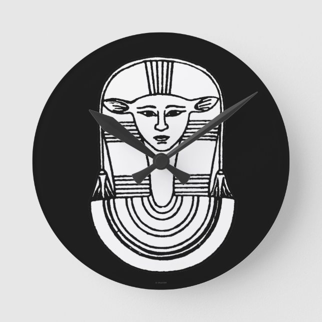 Horloge Ronde Symbole égyptien : Hathor (Recto)