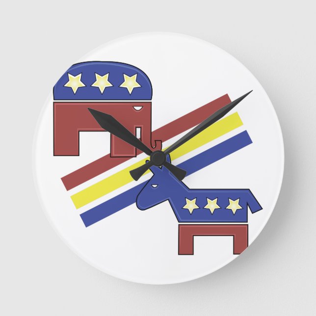 Horloge Ronde Symbole politique (Recto)