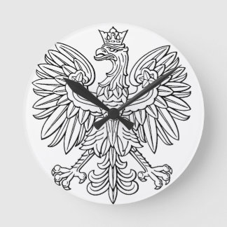 Horloge Ronde symbole polonais