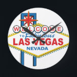 Horloge Ronde SYMBOLE RÉtro DE Las Vegas<br><div class="desc">SYMBOLE RÉtro DE Las Vegas</div>