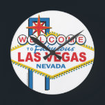 Horloge Ronde SYMBOLE RÉtro DE Las Vegas<br><div class="desc">SYMBOLE RÉtro DE Las Vegas</div>