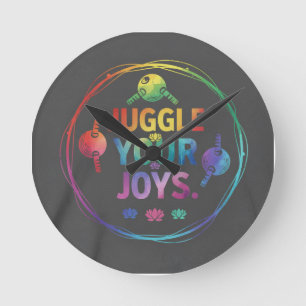 Horloge Ronde T-shirt 'Juggle Your Joys' – Énergie Positive Ludi