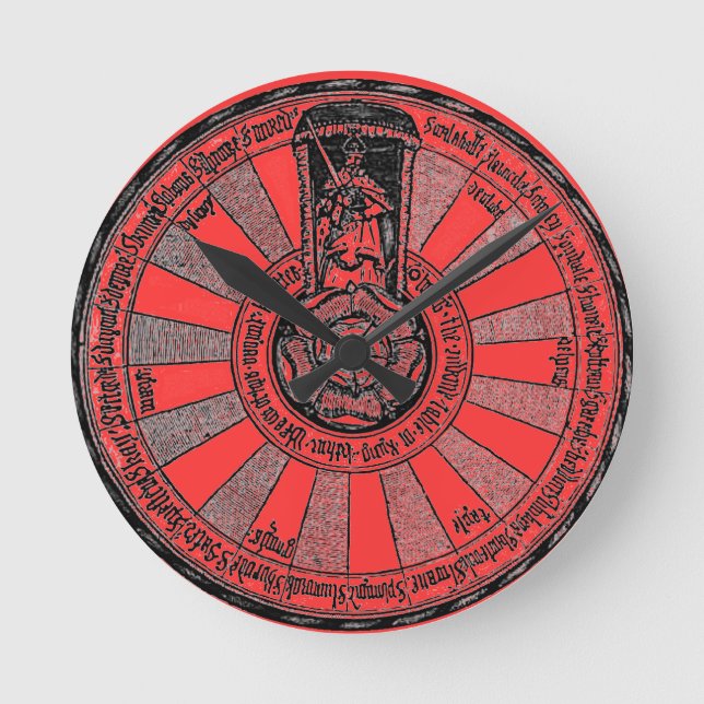 Horloge Ronde Table ronde d'Arthur (Recto)