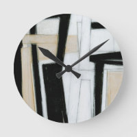 Tableau noir et blanc Abstrait