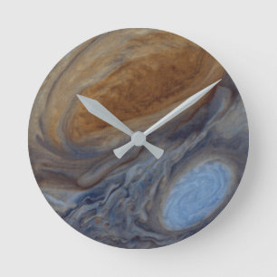 Horloge Ronde Tache rouge de Jupiter de planète grande