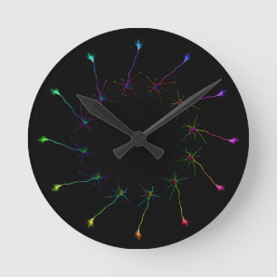 Horloge Ronde Taille moyenne d'horloge de NeuroSun