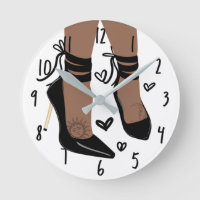 Talons Hauts Brun Tan Cuir Noir Sangle Soleil Lune