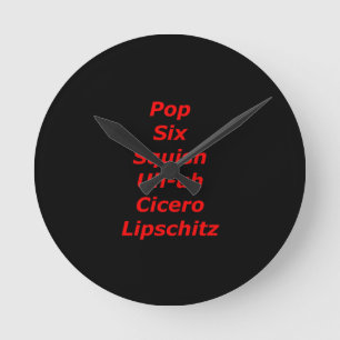 Horloge Ronde Tango bloc de cellule